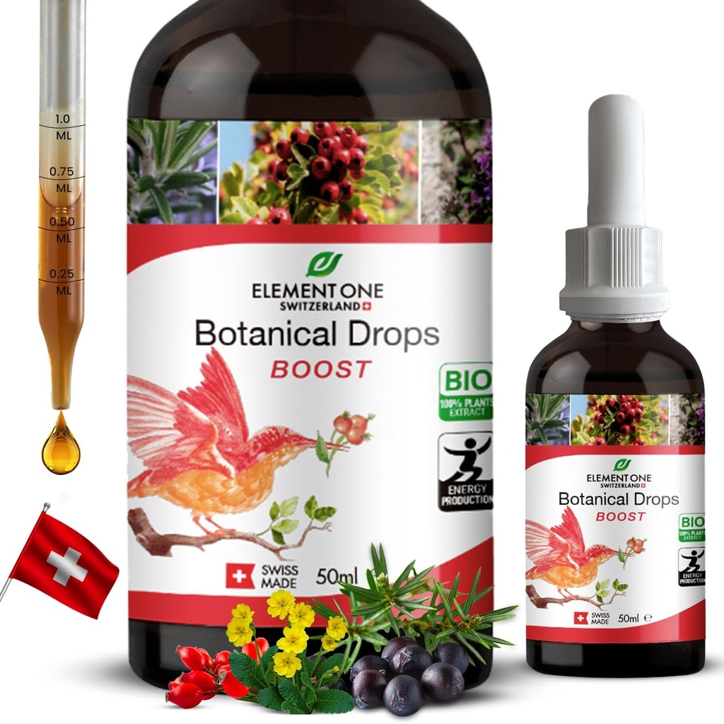 Natural Botanical Drops Boost, Metabolismo e Controle de Peso Drops, Liquid Drops para Mulheres e Homens, Melhor Controle Natural de Gordura e Imune Suporte Drops (50ml)