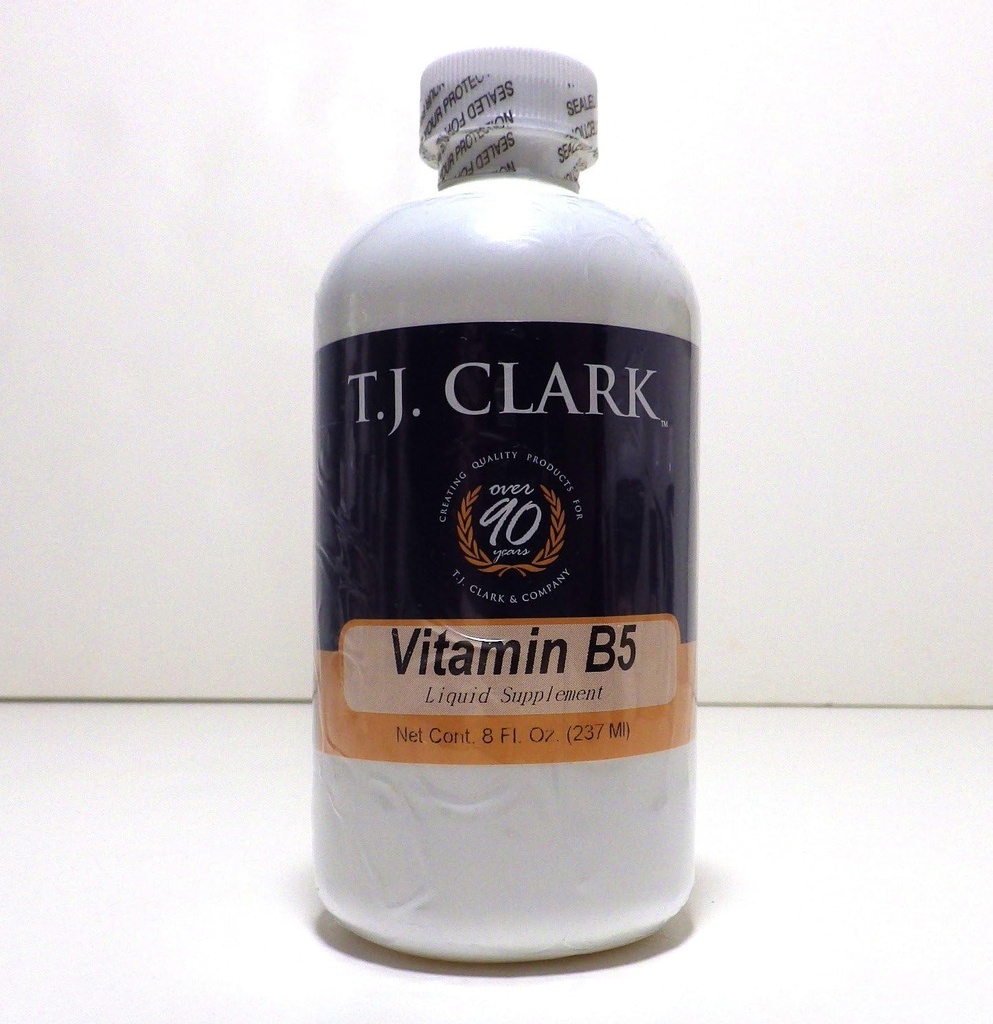 Vitamina B5 d-Cálcio Pantotenato 50mg- 8oz Líquido
