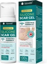Gel de cicatriz de silicone para Stretch Mark: 100% Silicone Scar Cream - Remover novas cicatrizes de pele velha 50g