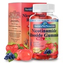 NAD Suplemento chicletes sem açúcar, NAD Nicotinamida Riboside Resveratrol 900mg w. Quercetina, Colágeno Biotina e Vitamina, alta potência NAD Resveratrol Suplementos para Anti envelhecimento, Energia, Foco