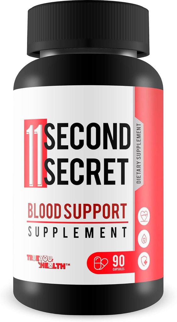 11 Segundo secreto suplemento de apoio ao sangue - nossa melhor fórmula de saúde do sangue de açúcar - fórmula avançada de saúde do sangue - Berberine açafrão Gluco suplemento de suporte