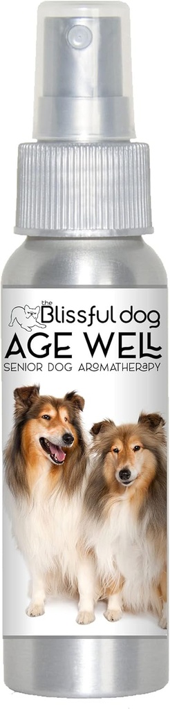 A Blissful Dog Sheetland Sheepdog Idade Bem Spray Aromaterapia