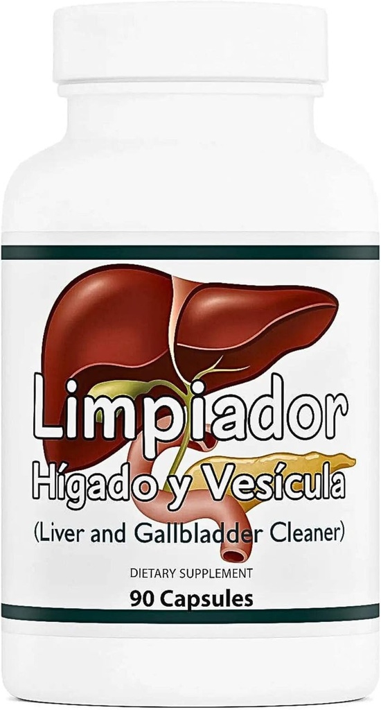 Limpiador Hígado y Vesícula, Suporte ao fígado, Extrato de Cardo de Leite, 90 Cápsulas