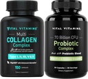 Cápsulas Vitaminas Vitais Multi Colágeno + Complexo Probiótico
