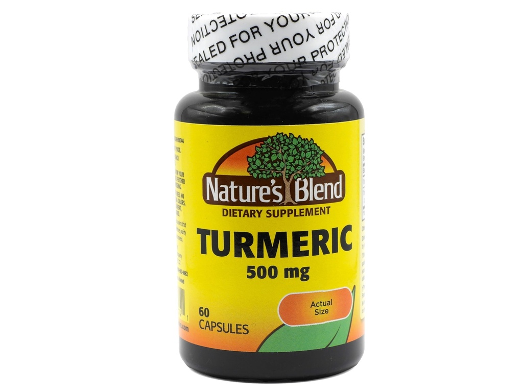 Blend Turmeric 500 mg 60 Cápsulas