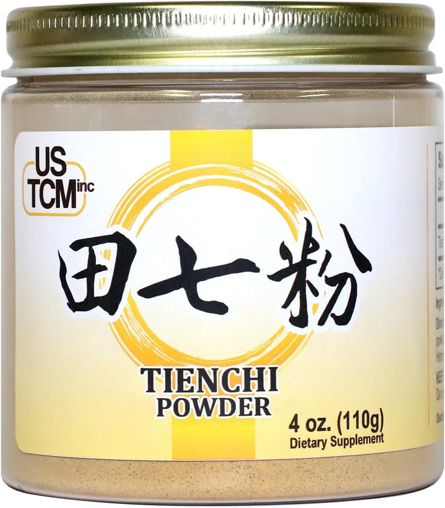 Pó 100% puro de Tienchi Pseudoginseng Notoginseng Sanqi Pó de Tienchi Ginseng Pó