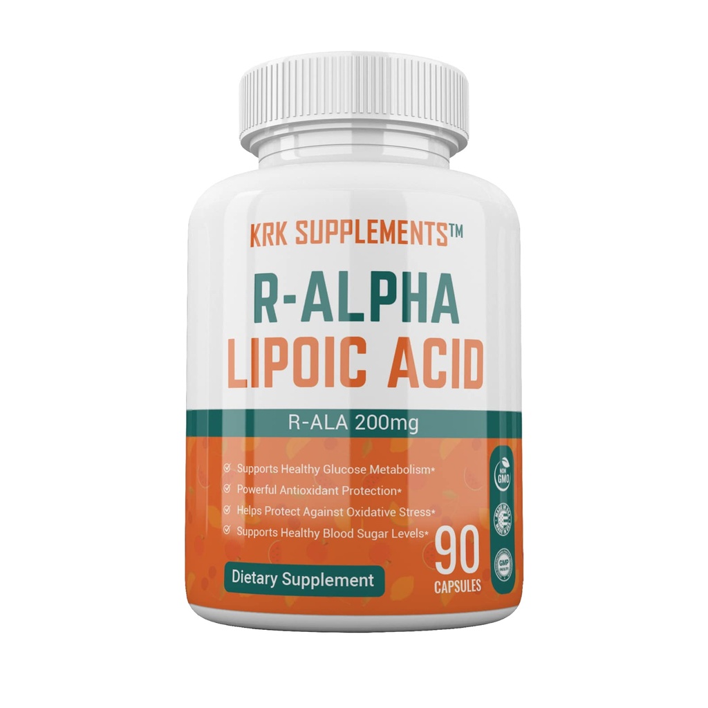 1 Frasco R- ALA R- Alfa Ácido Lipóico 200 mg 90 Cápsulas