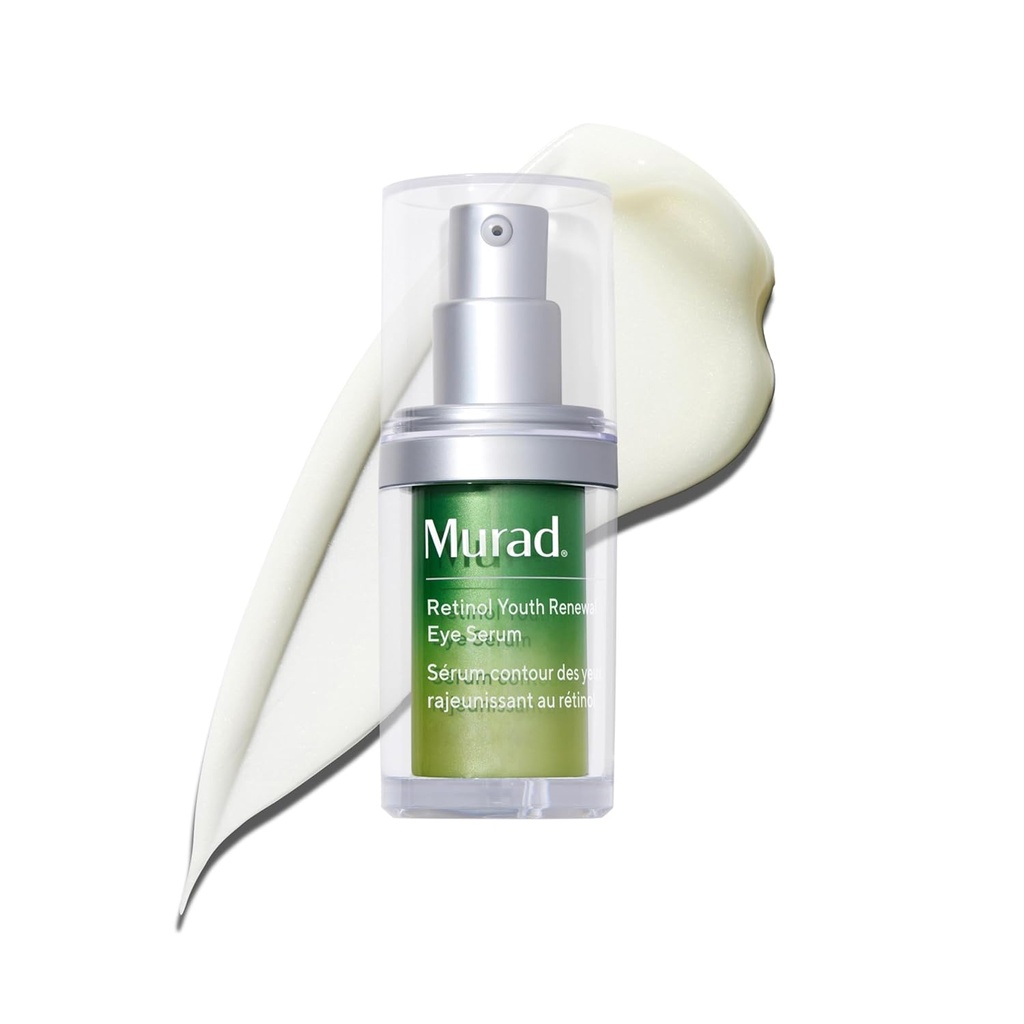 Murad Retinol jovem renovação olho soro - Retinol olho soro visivelmente melhora Undereye Puffiness círculos escuros e reduz a aparência de linhas finas, gentil o suficiente para uso noturno - 0,5 onças