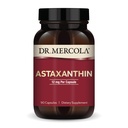 Dr. Mercola Astaxantina Orgânica - 12 mg Astaxantina - Apoio Antioxidante Poderoso - Extrato de Microalgas Orgânico - Não-GMO, Sem Glúten e Sem Soja - 90 Cápsulas (90 Servões)