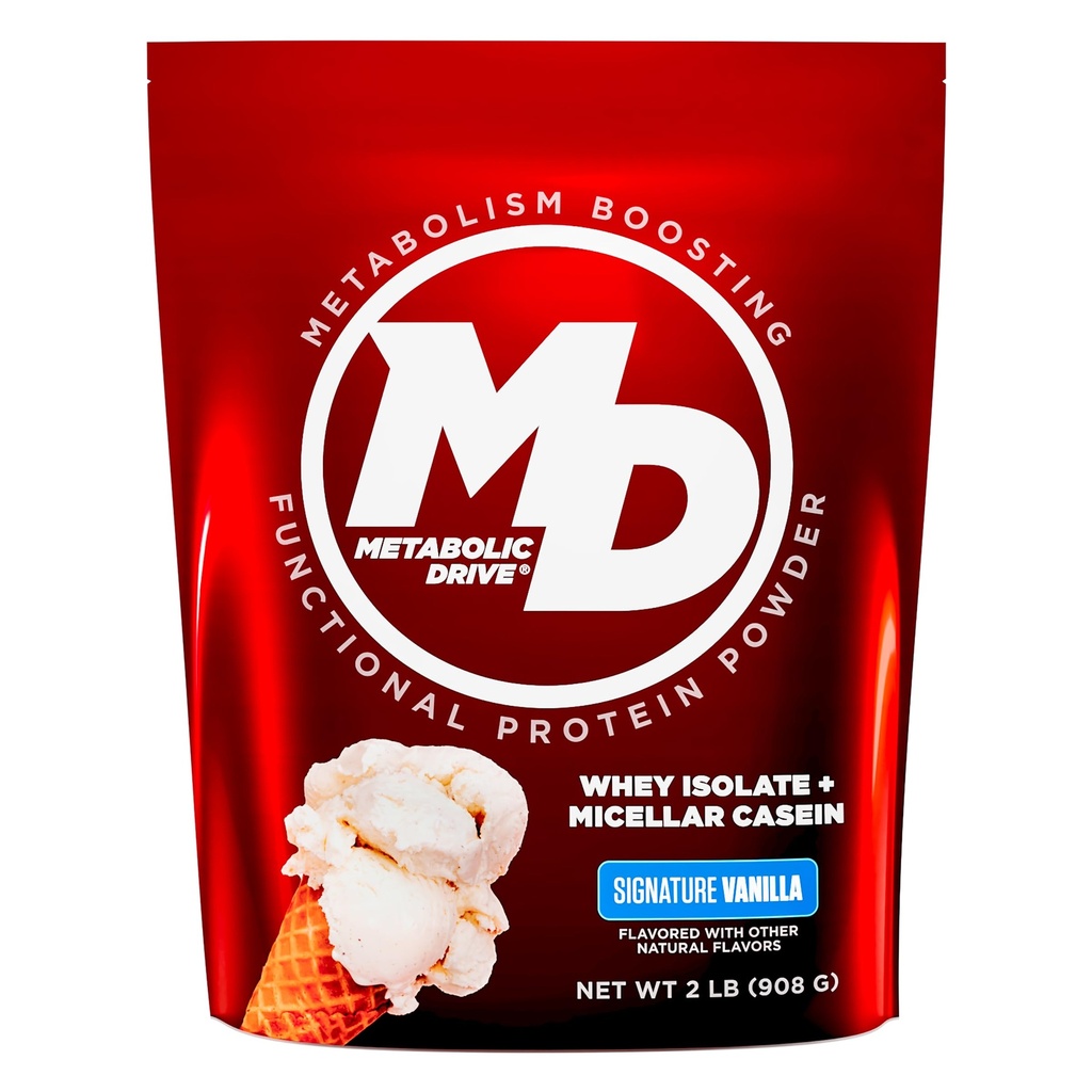 Biotest Metabolic Drive Protein - Flavor-Bomb de Baixo Carbo, 20 Servings - Whey Isolate + Micellar Casein - Baunilha assinatura