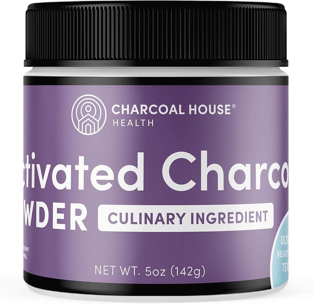ULTRA FINE Coco Ativado Carvão em Pó - Aplicações culinárias e cosméticas, Velvety Suave textura para smoothies, sorvetes, doces, sabonetes, Ultra Fine para um acabamento macio, Sem Grit! - 5 onças