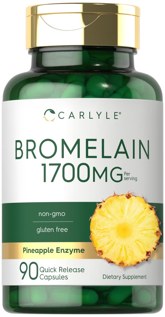 Carlyle Bromelain 1700 mg □ 90 Cápsulas