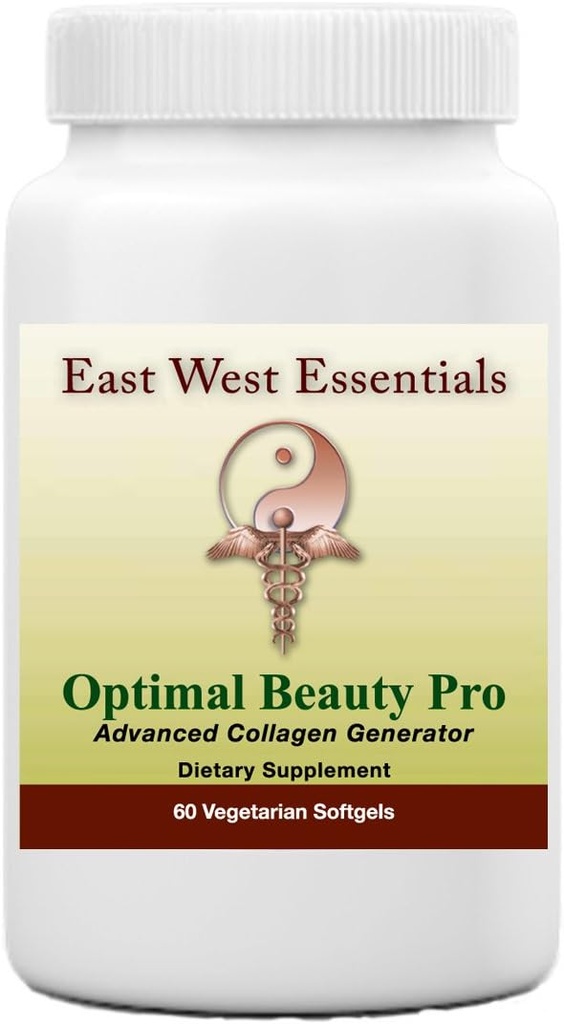 Optimal Beauty Pro - Suplemento dietético por East West Essentials - Promove cabelo mais grosso, mais saudável - Ajuda a construir colagénio - reduz linhas finas e rugas