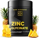 Zinco Glycinate Gummies para Adultos Suplementos Zinco 50mg □ Suporta saúde imunitária □ Metabolismo □ Suplemento de cuidados com a pele Vegan