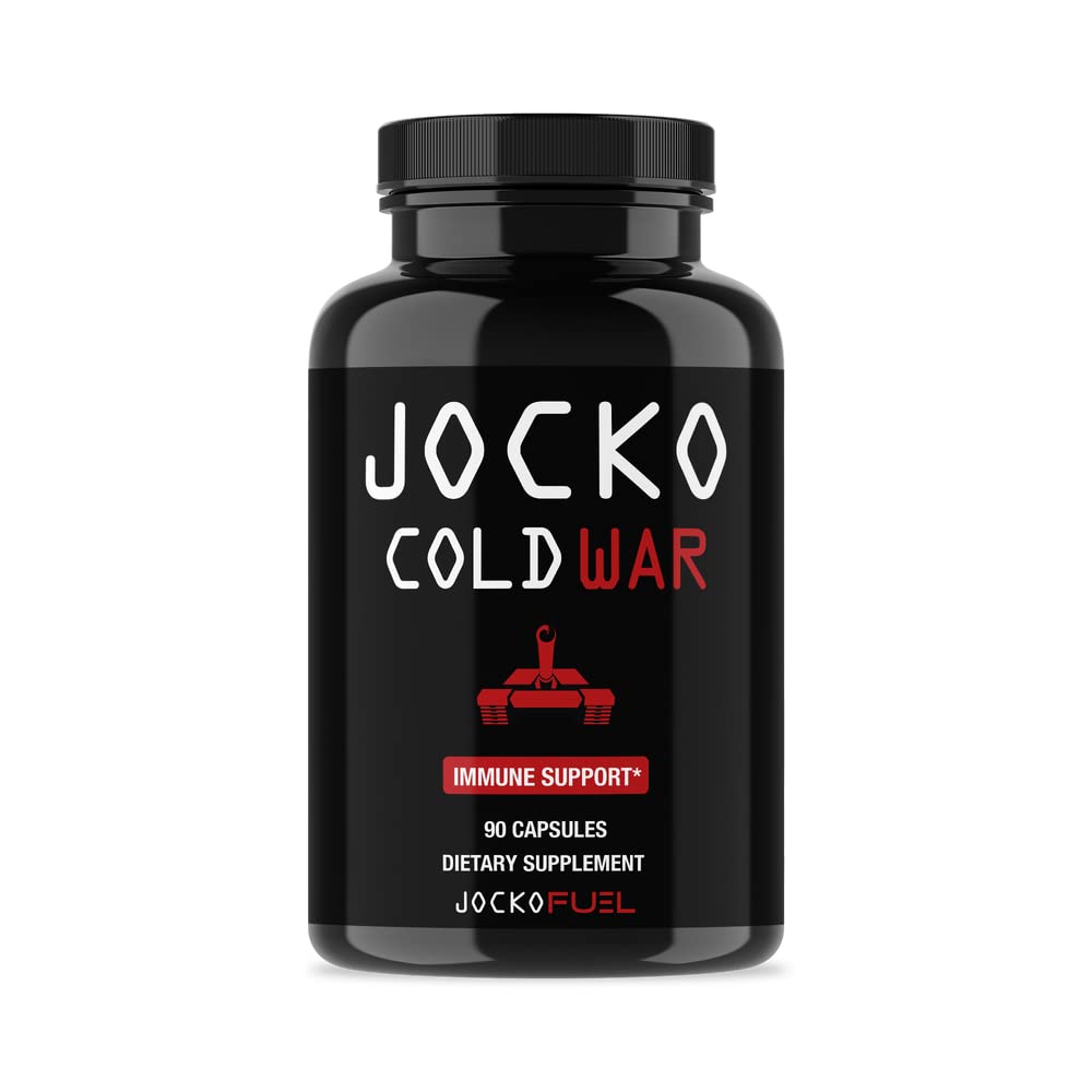Jocko Combustível Imune Supplement - Elderberry com Zinco e Vitamina C para Adultos - Defesa Imune com Vitamina C, D3, Superalimentos, Ervas e Minerais (90 Cápsulas)