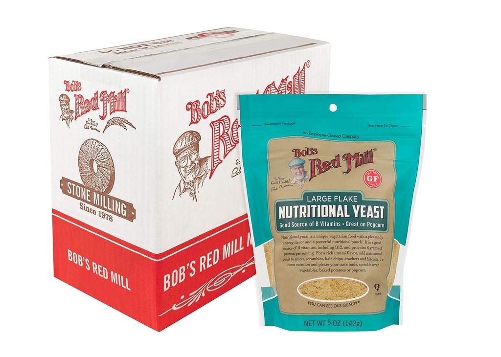 Bob's Red Mill Gluten Free Large Flake Nutritional Levedo, 30 Oz