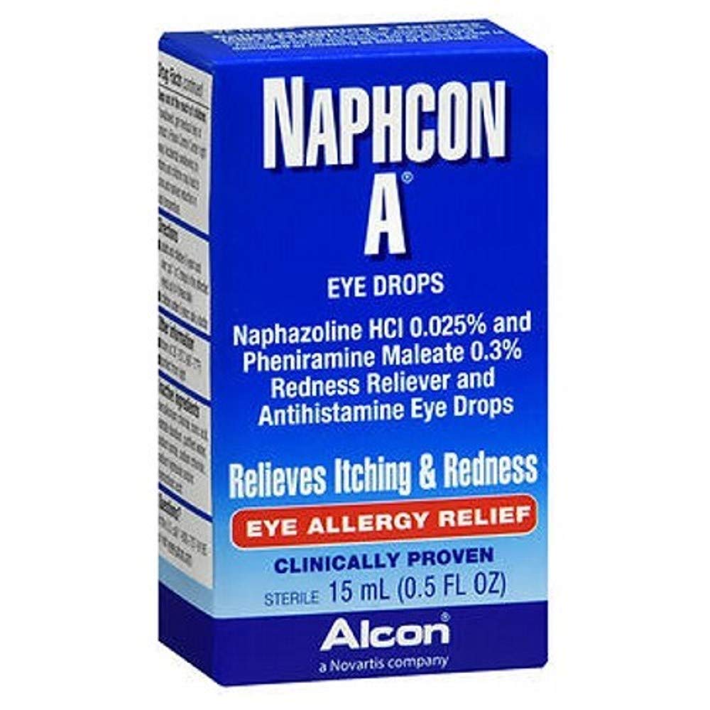 NAPHCON A Colírio, 15 ml (embalagem de 3)