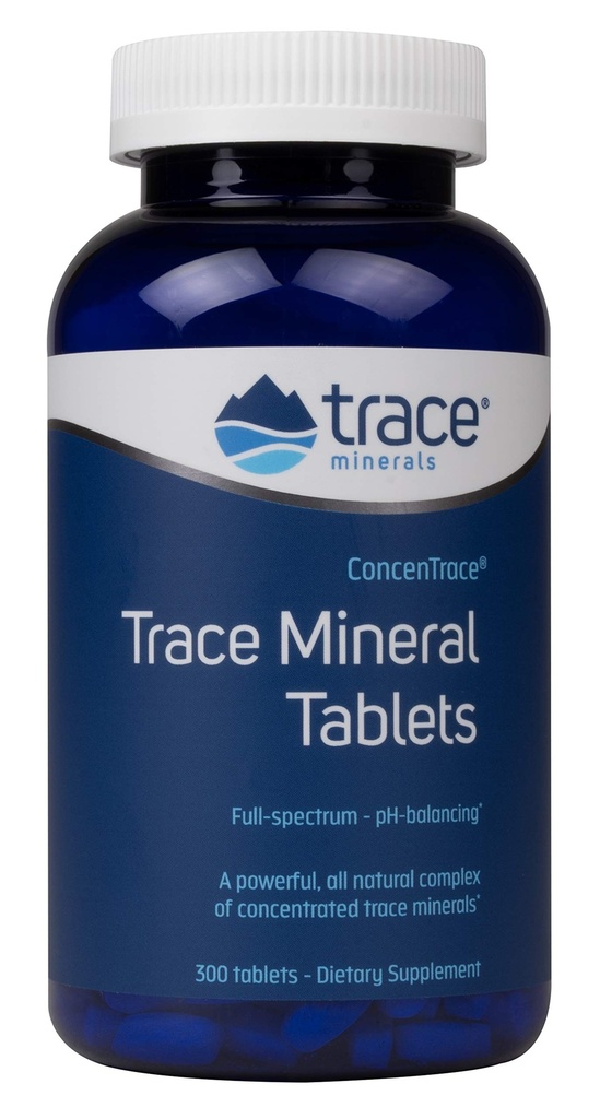 Trace Minerals Investigação Trace Mineral Tablets - 300 Comprimidos
