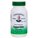 Fórmulas originais de Christopher Fórmula apetite - 100 Cápsulas, mistura natural de ervas para apetite e equilíbrio digestivo