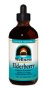 Fonte Naturals Wellness Elderberry Liquid Extract para suporte do sistema imunológico - Sambucus nigra - 8 Fluid oz