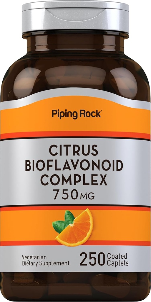 Piping Rock Citrus Bioflavonoids Complex (complexo de bioflavonoides) 750 mg (250 Caplets) .