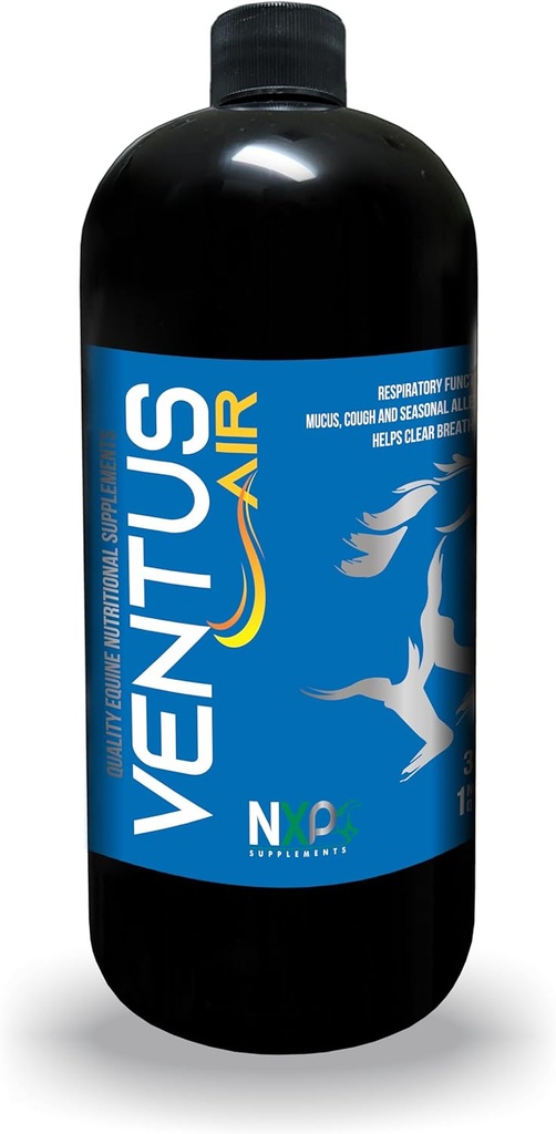 Ventus Air - Respiração Suporte Mucus Tosse Alergias Suplemento para cavalos por NXP Suplementos - 1 Quart (32 onças)
