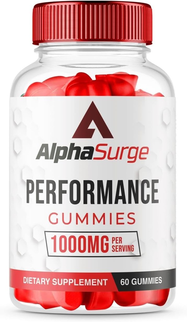 (1 Pack) Pastilhas AlphaSurge para Masculino, Alpha Surge Pastilhas de Fórmula Avançadas com 1000 MG Mastigável, pastilhas AlphaSurge Natural Ingredientes (60 Pastilhas)