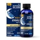 Mãe Bliss crianças dormem líquido com melatonina e ervas calmantes □ Melatonina para crianças 3 Anos & Up □ Sabor de uva □ Açúcar grátis □ 4 Fl Oz (60 Servings)