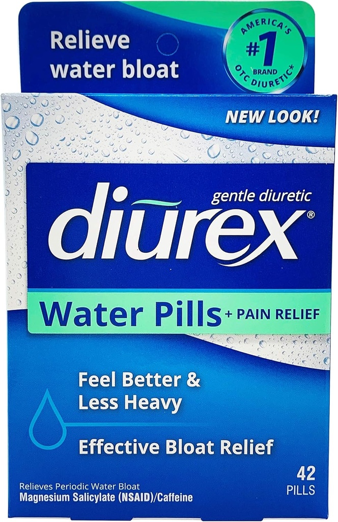 Diurex Water Pills, 42 Count Pills (Pacote de 3)