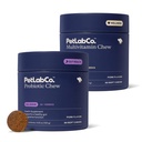 PetLab Co. – Multi-Vitamin & Dog Probiótico Bundle: Multivitamins mastigáveis para cães Apoio saúde & cão Probióticos para apoiar a pele comichosa, escamas soltas ocasionais e produção de levedura saudável