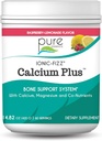 Ionic Fizz Cálcio Plus por Essência Pura - Relação cálcio/magnésio perfeito com vitamina A, B, C, D e Potássio Forte Ossos - Limonada de framboesa - 14.82 oz