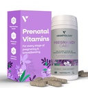 Gravidez Vitaminas para as mulheres – Vitamina pré-natal e vitaminas pós-natais para a amamentação Mães w/20+ Vitaminas, Folato e Mais – Vegan Vitaminas pré-natais para cada estágio de gravidez (60 Ct)