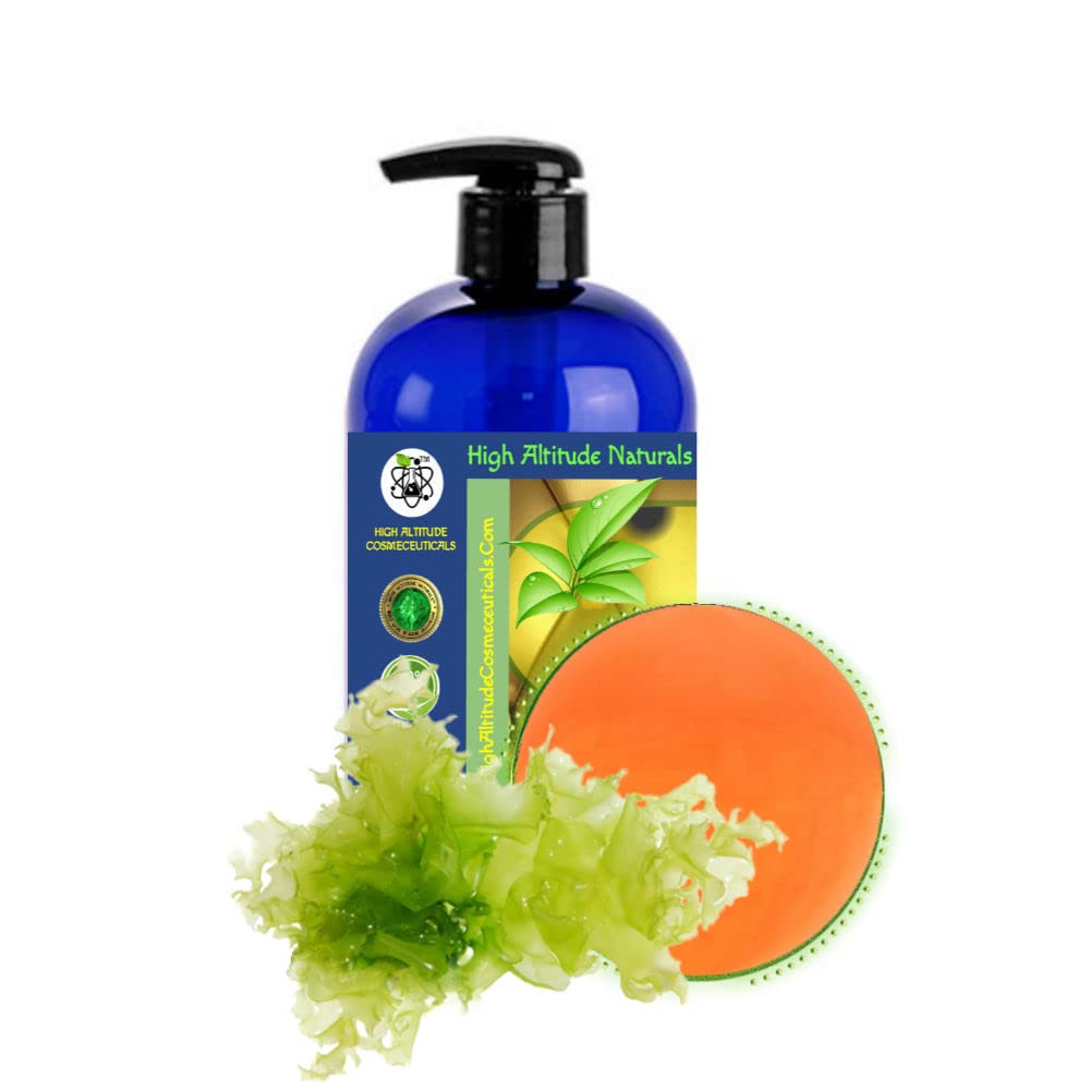 16oz (480ml) Óleo de Micro-Algas Marinhas (Algal, Schizochytrium)- para beleza do cabelo da pele - Omega-3, DHA-40