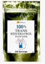 100% Pure Trans Resveratrol Powder 240 Servings 2,1 onças (60 gramas) 250mg Por Servings
