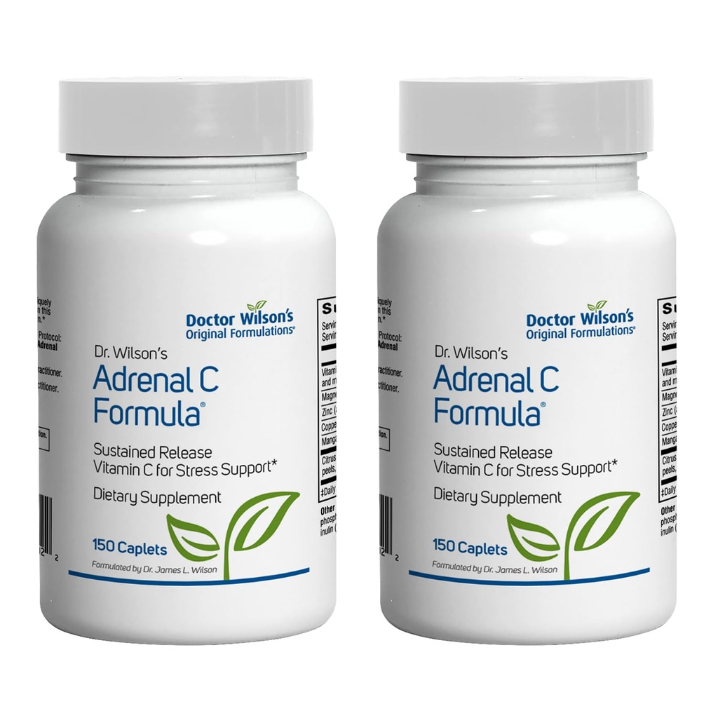 Fórmulas originais de Dr. Wilson 2-Pack Adrenal C Fórmula 150 caplets