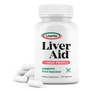Liverrite Ajuda ao fígado com leite de cardo 2-Pack 150 Cápsulas (Total 300), Suporte ao fígado, Limpeza do fígado, Cuidados com o fígado, melhora a energia