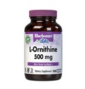 Bluebonnet Nutrition L-Ornitina 500mg, Aminoácido de forma livre, para o metabolismo saudável da proteína *, Sem soja, Sem glúten, Não-GMO, Kosher Certificado, Vegan, 100 Cápsulas vegetais, 100 Servings