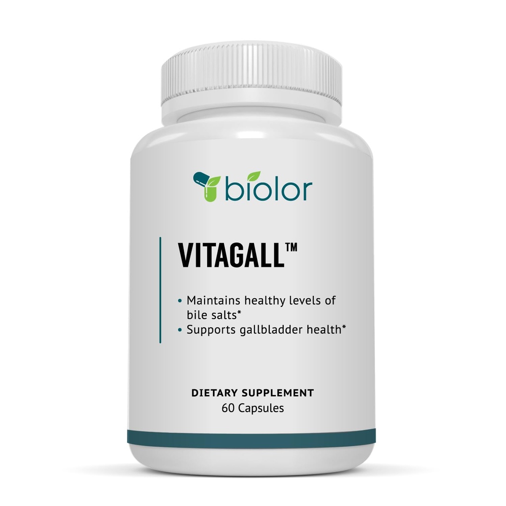 VitaGallTM O melhor suplemento de saúde da vesícula biliar - Limpeza da vesícula biliar natural com Chanca Piedra e extrato de alcachofra - Fórmula de vesícula biliar para sistema digestivo saudável, vesícula biliar e fígado