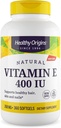 Origens saudáveis Vitamina E 400 UI (Natural, Não-GMO, Glúten Livre, Suporte cutâneo, Suporte Cardiovascular), 360 Softgels