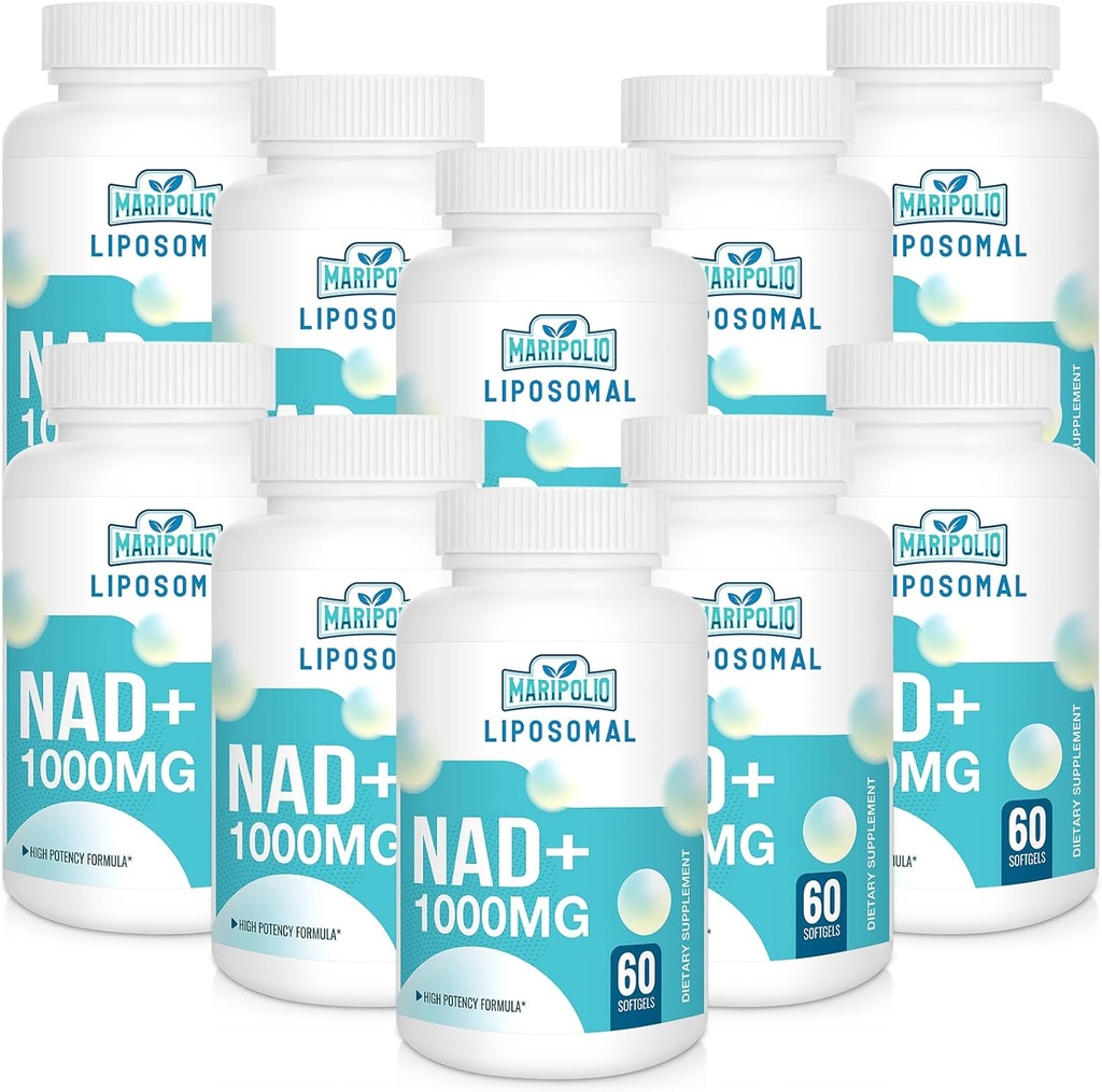 NAD lipossomal+ Suplemento 1000 mg . mais alto NAD Pontecy  . Max Absorção . Pure NAD Supplement .