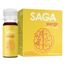 SAGA SURGE Organic Energy Shots □ Performance Drink □ Yerba Mate & Alpha GPC Supplement with CoQ10, Turmeric & Mushrooms