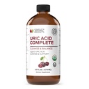 Complete Natural Products Uric Acid Complete - Suplemento Líquido de 16 onças para Suporte Limpeza de Ácido Urico, Saúde do Rim e Circulação com Apple Cider Vinagre, Cereja Tart, & Raiz de beterraba.
