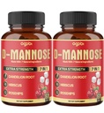 2 Embalagens 60 Condes 4 Meses - Cápsulas D-Mannose - Trato Urinário Natural Saúde e Imune Suporte - 7in1 com Cranberry, Dandelion, Hibiscus & More