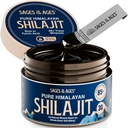Puro Himalayan Shilajit Resin – 500 mg Max Força Complexo de Ácido Fúlvico Orgânico para homens e mulheres – Laboratório testado com 85+ Trace Minerals – Energia, resistência e desempenho mental – 30 g Jar