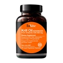 Convidar Saúde Krill Oil Avançado - Suporta Saúde Cardiovascular e Cérebro - Suprimentos EPA, DHA, Astaxantina e fosfolipídios Omega-3 - 60 Cápsulas