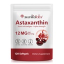 Suplementos de astaxantina 12mg - 120 Softgels □ Antioxidante Natural Premium de Microalgas