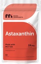 Micro Ingredientes Astaxantina 24mg com óleo MCT, 60 Softgels, 2 Mês de Fornecimento, Max de resistência Astaxantina Antioxidante Suplementos