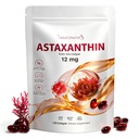 Astaxantina 12mg, 150 Softgels - 5 Mês de Fornecimento, Suplementos Astaxantina Fonte de Microalgas Frescas, Não-GMO, Glúten Livre, Fácil de Engolir