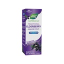 Maneira da natureza Sambucus Zero açúcar Xarope Imune Tradicional, Extrato de Elderberry preto altamente concentrado, Suporte Imune Tradicional*, Sem açúcar, Berry Flavored, 8 Fl Oz (Pacote de maio Vary)