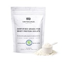 Centenario Nutrition Grass Feed Whey Protein Unflavored Powder 500g com aminoácidos naturais para crescimento muscular otimizado, recuperação e eficiência - frio filtrado, sem aditivos ou hormônios